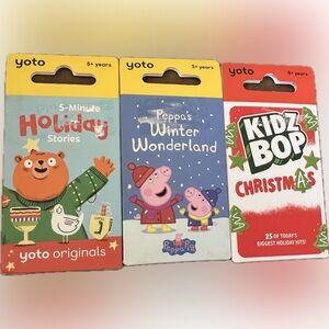 Yoto - 3 audio book cards bundle
